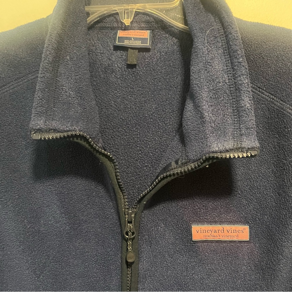 VINEYARD VINES Men's Mountain Sweater Fleece Vest - Picture 7 of 13